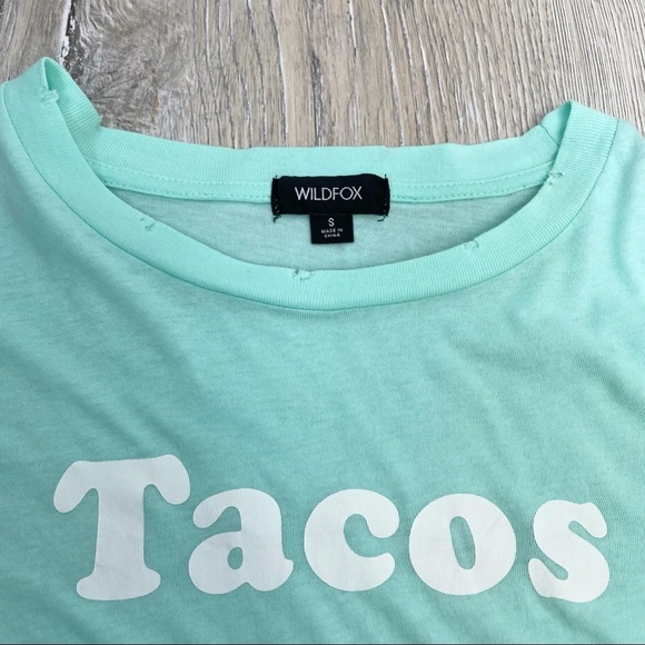 Wildfox Tacos & Margs Short Sleeve T-Shirt Sz Small - Picture 9 of 10